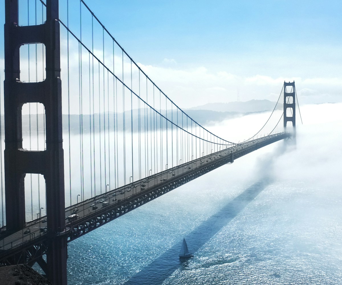 Golden Gate Bridge, San Francisco — the gateway between East and West